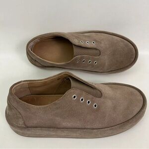Marsell Shoes Women’s Size 37.5 Brown Tan Cassapelle Reversed Sneakers Suede